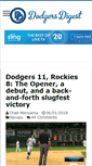 Mobile Screenshot of dodgersdigest.com
